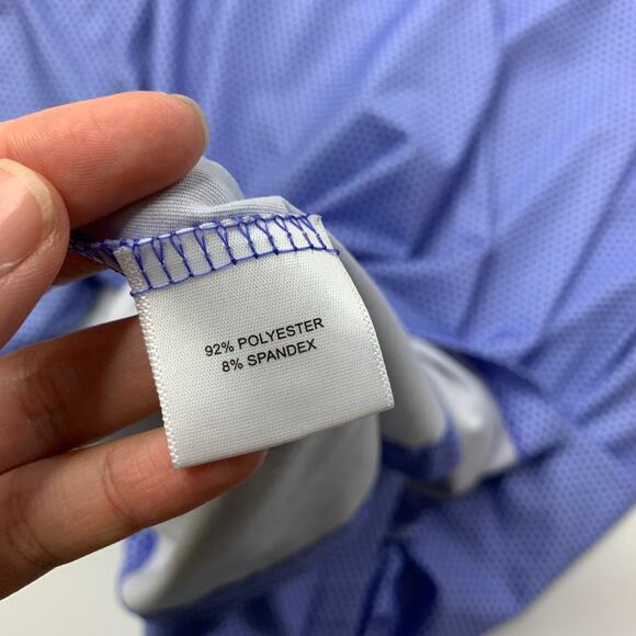 Peter Millar Shirt Mens L Large Blue Summer Comfort Sport Harlow Printed Jersey - Picture 8 of 11